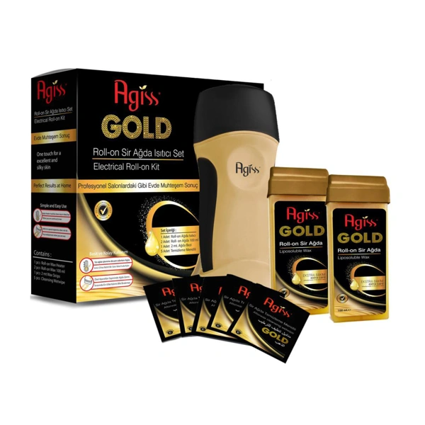Agiss Gold Elektromos Gyantázószett - 1gép + 2gyantapatron főképe